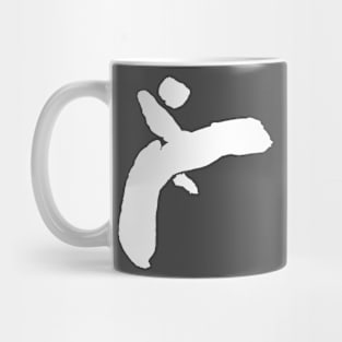 highkick fighter / minimal ink Mug